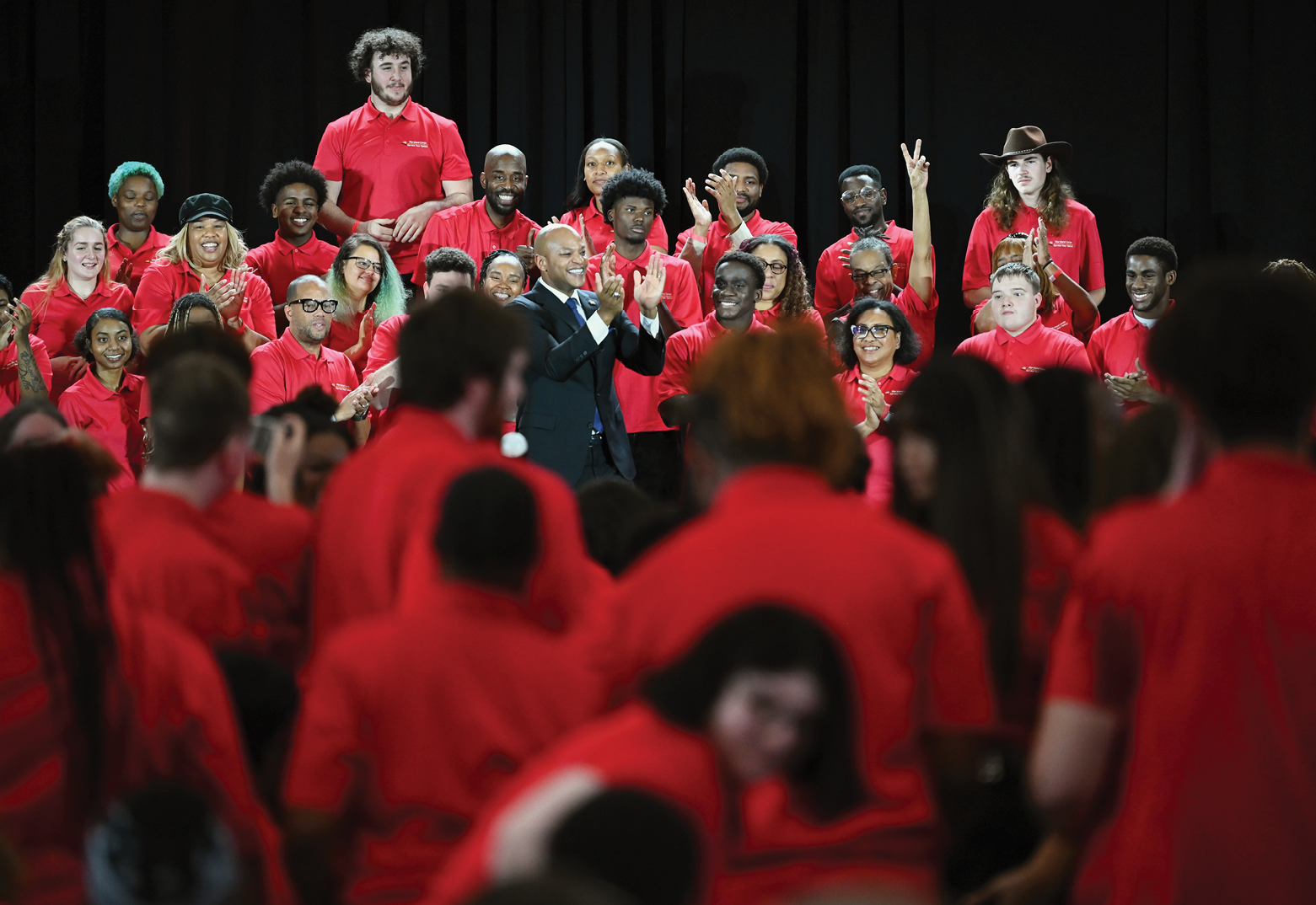 Left: Service Year Option and Maryland Corps Launch, 2023. (Photo by MDGovpics)